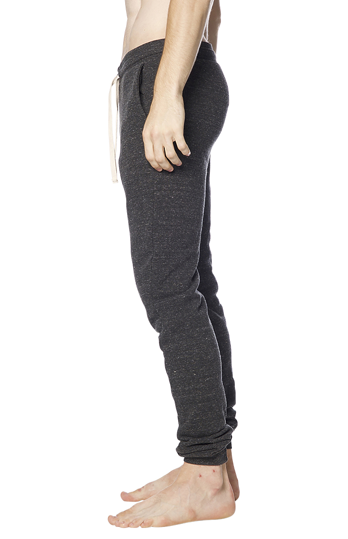 Royal Apparel 25057 Unisex Triblend Fleece Jogger Sweatpant - Tri Onyx