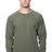 Royal Apparel 25059 Unisex Triblend Fleece Raglan Crew Sweatshirt - Tri Army