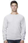 Royal Apparel 25059 Unisex Triblend Fleece Raglan Crew Sweatshirt - Tri Ash