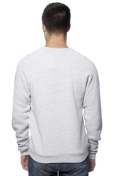Royal Apparel 25059 Unisex Triblend Fleece Raglan Crew Sweatshirt - Tri Ash