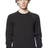 Royal Apparel 25059 Unisex Triblend Fleece Raglan Crew Sweatshirt - Tri Black