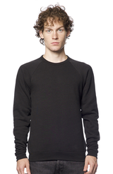Royal Apparel 25059 Unisex Triblend Fleece Raglan Crew Sweatshirt - Tri Black