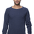 Royal Apparel 25059 Unisex Triblend Fleece Raglan Crew Sweatshirt - Tri Denim Navy