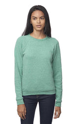 Royal Apparel 25059 Unisex Triblend Fleece Raglan Crew Sweatshirt - Tri Kelly