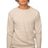 Royal Apparel 25059 Unisex Triblend Fleece Raglan Crew Sweatshirt - Tri Oatmeal