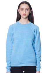 Royal Apparel 25059 Unisex Triblend Fleece Raglan Crew Sweatshirt - Tri Pool