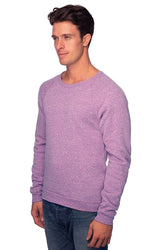 Royal Apparel 25059 Unisex Triblend Fleece Raglan Crew Sweatshirt - Tri Purple