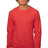 Royal Apparel 25059 Unisex Triblend Fleece Raglan Crew Sweatshirt - Tri Red