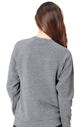 Royal Apparel 25059 Unisex Triblend Fleece Raglan Crew Sweatshirt - Tri Vintage Grey