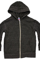 Royal Apparel 25060 Toddler Triblend Fleece Zip Hoodie - Tri Onyx