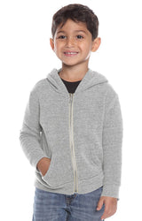 Royal Apparel 25060 Toddler Triblend Fleece Zip Hoodie - Tri Ash