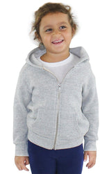Royal Apparel 25060 Toddler Triblend Fleece Zip Hoodie - Tri Ash