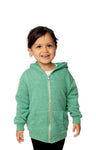 Royal Apparel 25060 Toddler Triblend Fleece Zip Hoodie - Tri Kelly