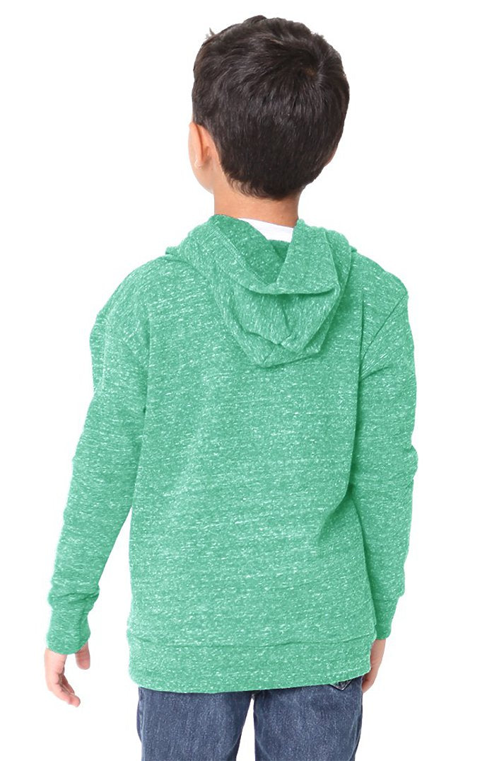 Royal Apparel 25060 Toddler Triblend Fleece Zip Hoodie - Tri Kelly