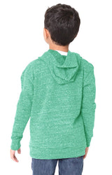 Royal Apparel 25060 Toddler Triblend Fleece Zip Hoodie - Tri Kelly