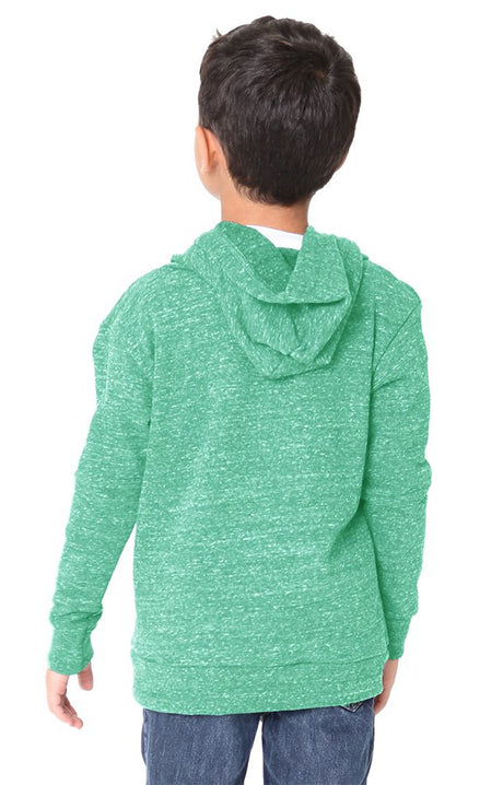 Royal Apparel 25060 Toddler Triblend Fleece Zip Hoodie - Tri Kelly