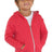 Royal Apparel 25060 Toddler Triblend Fleece Zip Hoodie - Tri Red