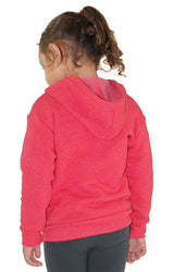 Royal Apparel 25060 Toddler Triblend Fleece Zip Hoodie - Tri Red