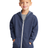 Royal Apparel 25060 Toddler Triblend Fleece Zip Hoodie - Tri True Navy