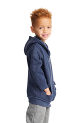 Royal Apparel 25060 Toddler Triblend Fleece Zip Hoodie - Tri True Navy