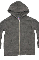Royal Apparel 25060 Toddler Triblend Fleece Zip Hoodie - Tri Vintage Grey
