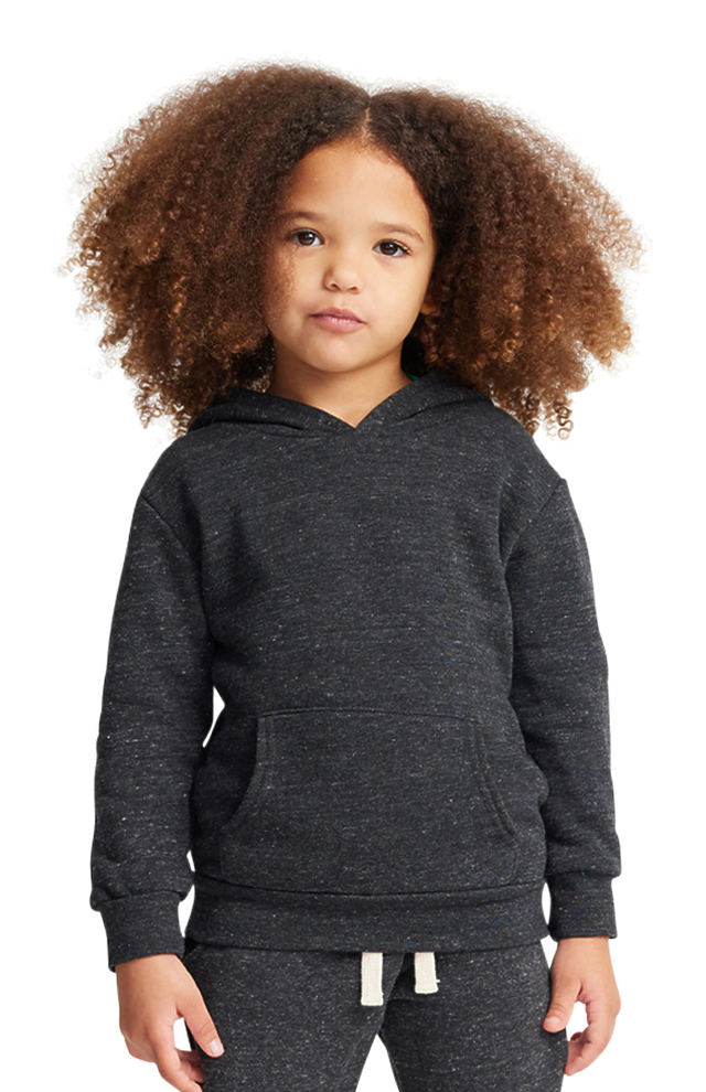Royal Apparel 25065 Toddler Triblend Fleece Pullover Hoodie - Tri Onyx