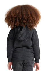 Royal Apparel 25065 Toddler Triblend Fleece Pullover Hoodie - Tri Onyx