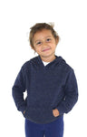 Royal Apparel 25065 Toddler Triblend Fleece Pullover Hoodie - Tri Denim Navy