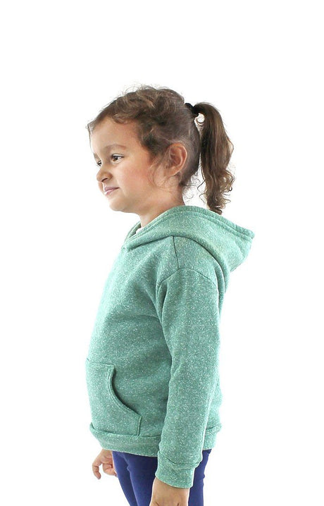 Royal Apparel 25065 Toddler Triblend Fleece Pullover Hoodie - Tri Kelly