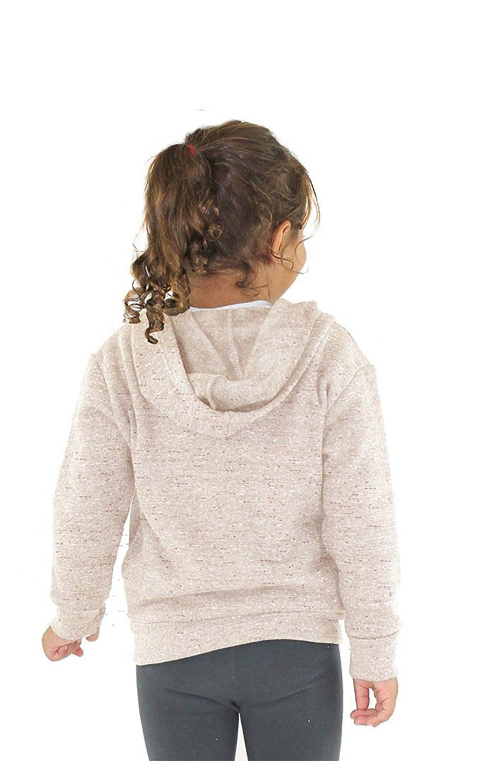 Royal Apparel 25065 Toddler Triblend Fleece Pullover Hoodie - Tri Oatmeal