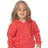 Royal Apparel 25065 Toddler Triblend Fleece Pullover Hoodie - Tri Red