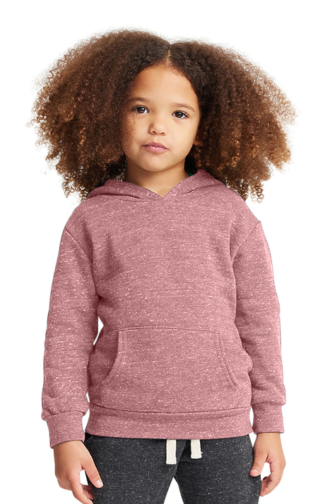 Royal Apparel 25065 Toddler Triblend Fleece Pullover Hoodie - Tri Desert Rose