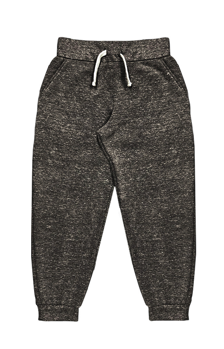 Royal Apparel 25067 Toddler Triblend Fleece Jogger Sweatpant - Tri Onyx