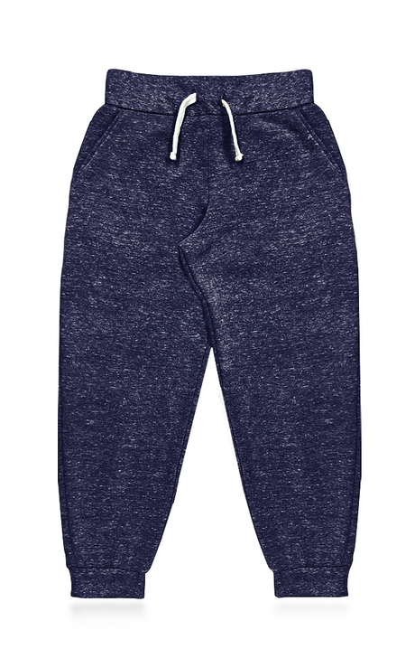 Royal Apparel 25067 Toddler Triblend Fleece Jogger Sweatpant - Tri Denim Navy