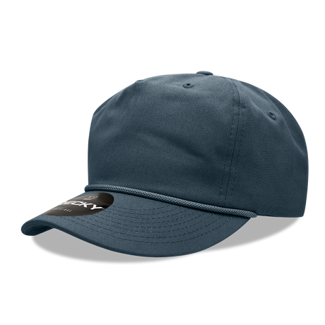 Decky 5 Panel High Profile Relaxed Cotton Rope Hat | Decky 252