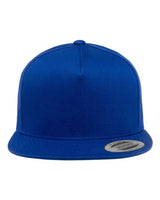 YP Classics Five-Panel Cotton Twill Snapback Cap - Yupoong 6007