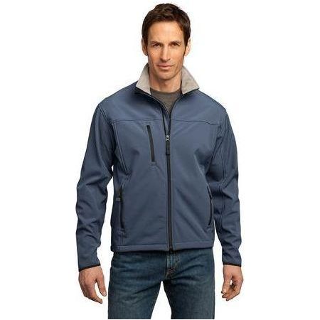 Mens Glacier Soft Shell Jacket Joe's USA X-Small Atlantic Blue/Chrome