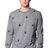 Royal Apparel 25559VST Unisex Triblend Crew Star Sweatshirt - Vntg Gry Star Navy