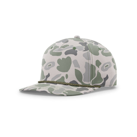 Richardson 258P Printed Five Panel Classic Rope Cap | Retro Trucker Hat Wholesale