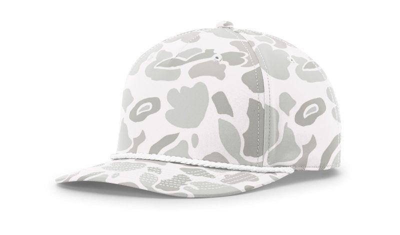 Richardson 258P Printed Five Panel Classic Rope Cap | Retro Trucker Hat Wholesale