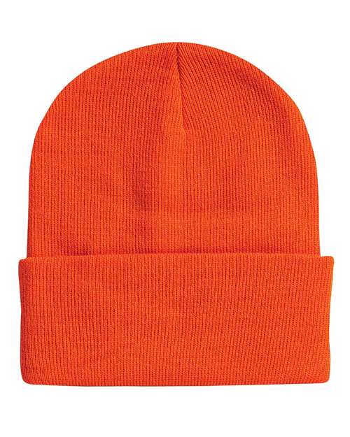 Sportsman 12" Solid Cuffed Beanie - Sportsman SP12 Sportsman Blaze Orange One Size