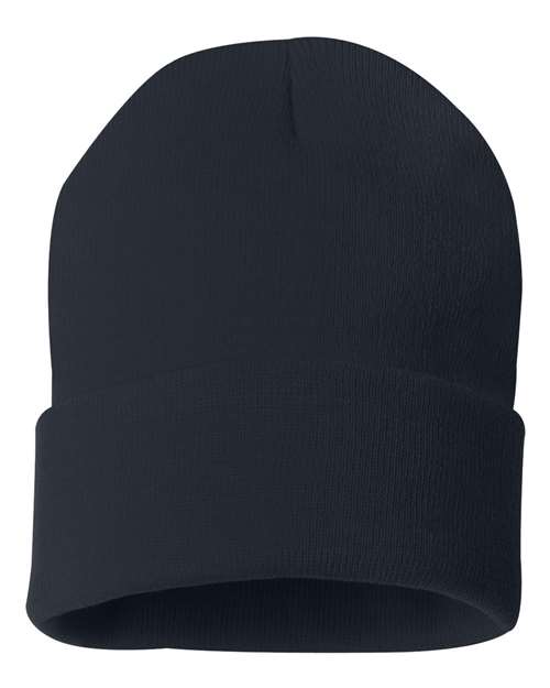 Sportsman 12" Solid Cuffed Beanie - Sportsman SP12 Sportsman Navy One Size