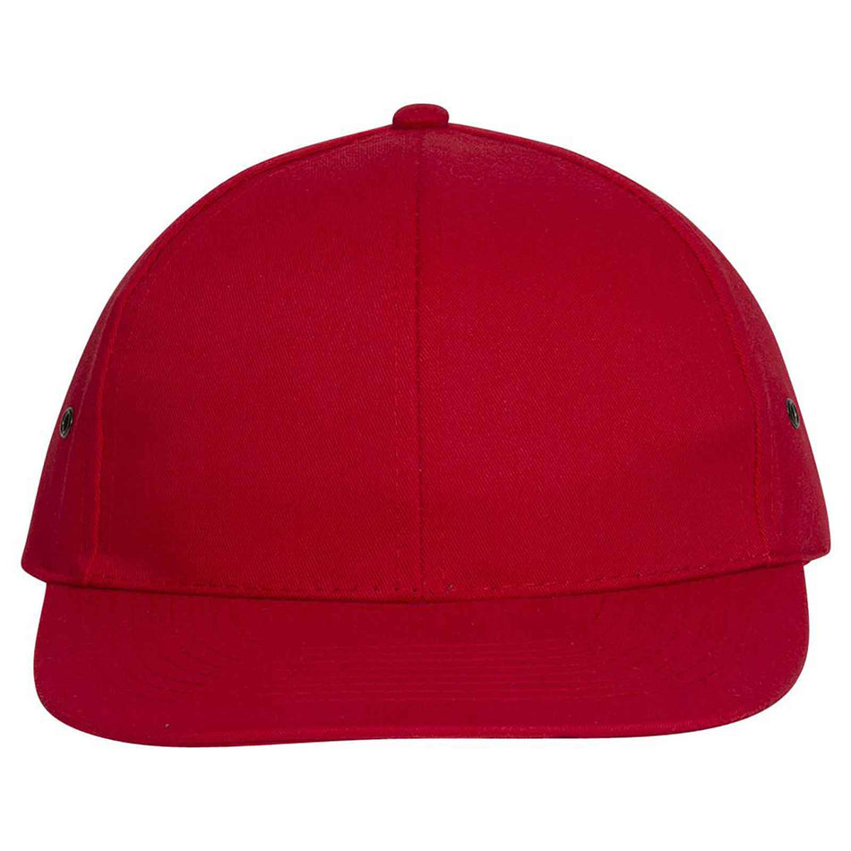 OTTO CAP 6 Panel Low Profile Baseball Cap OTTO 26-030 Otto Cap 002 - Red OSFM - Adult