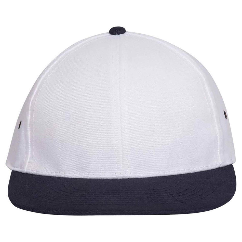 OTTO CAP 6 Panel Low Profile Baseball Cap OTTO 26-031 Otto Cap 0416 - Nvy/Wht OSFM - Adult