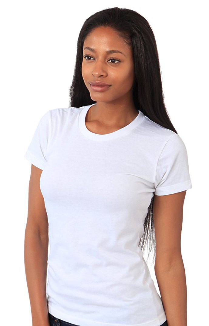 Royal Apparel 26051 Unisex Poly Sublimation Tee - White