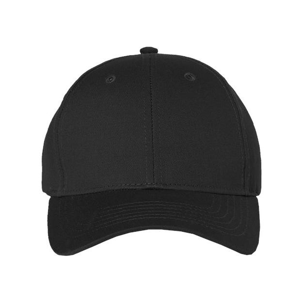 Valucap Cotton Twill Cap - Valucap 2260 Valucap Black Adjustable
