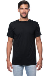 Royal Apparel 26550PWA Unisex Performance Poly Tee - Black