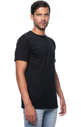 Royal Apparel 26550PWA Unisex Performance Poly Tee - Black