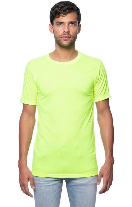 Royal Apparel 26550PWA Unisex Performance Poly Tee - Safety Yellow