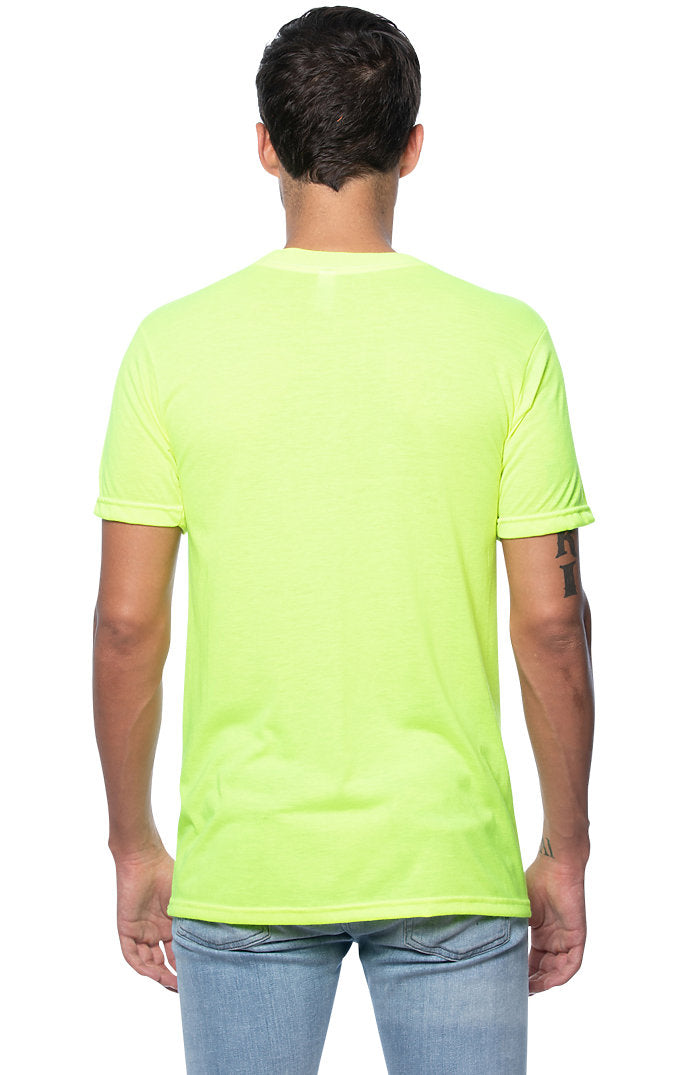 Royal Apparel 26550PWA Unisex Performance Poly Tee - Safety Yellow
